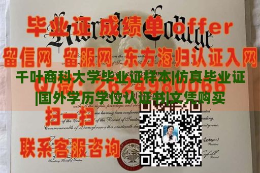 千叶商科大学毕业证样本|仿真毕业证|国外学历学位认证书|文凭购买